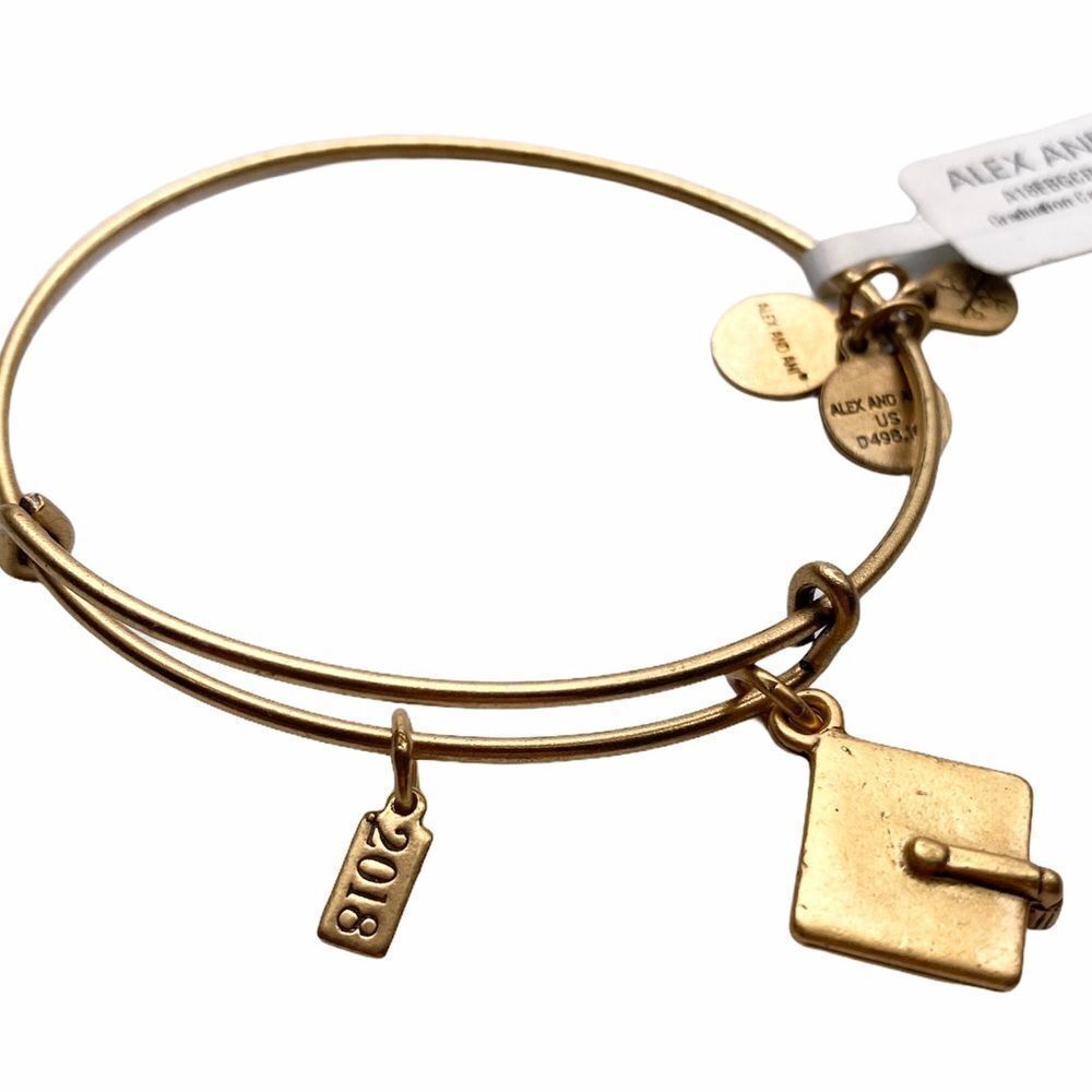 Alex & Ani graduation cap bangle bracelet NWT NEW